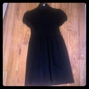 Black sweater dress
